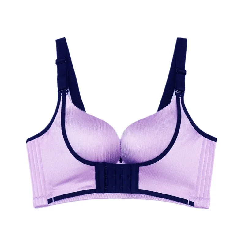 Женский комплект с бюстгальтером пуш-ап бесшовное нижнее белье кольцами для