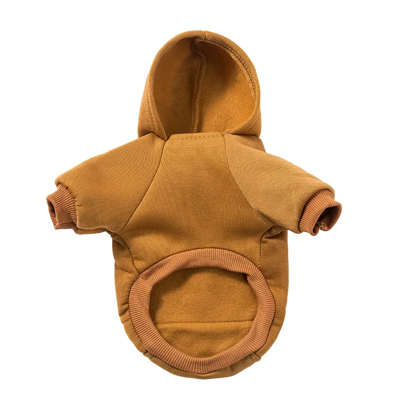 Зимняя одежда для собак пальто толстовка с капюшоном теплая толстовки наряды