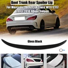 Для Benz W117 C117 CLA CLA45 AMG CLA180 CLA200 CLA220 CLA250 2013-2018 багажник задний спойлер губа для Mercedes 4 Двери Седан