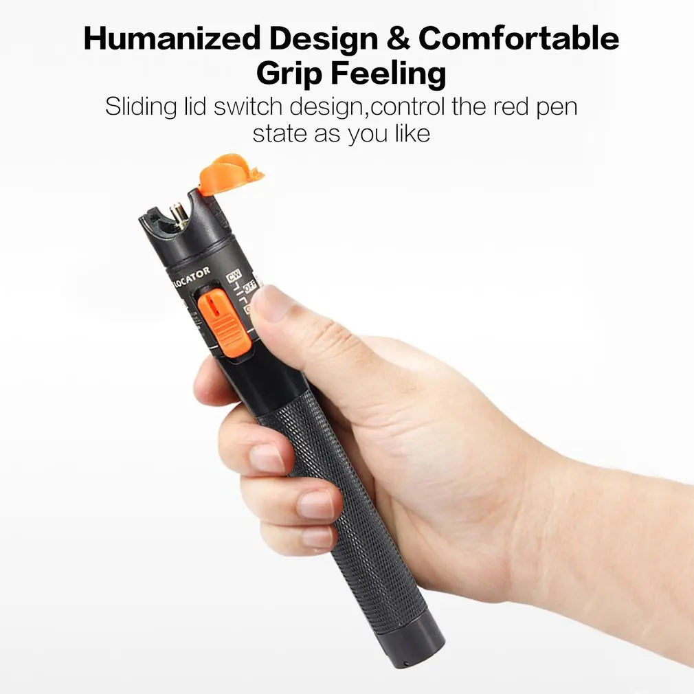 Портативный волоконно оптический визуальный дефектоскоп красный лазерный