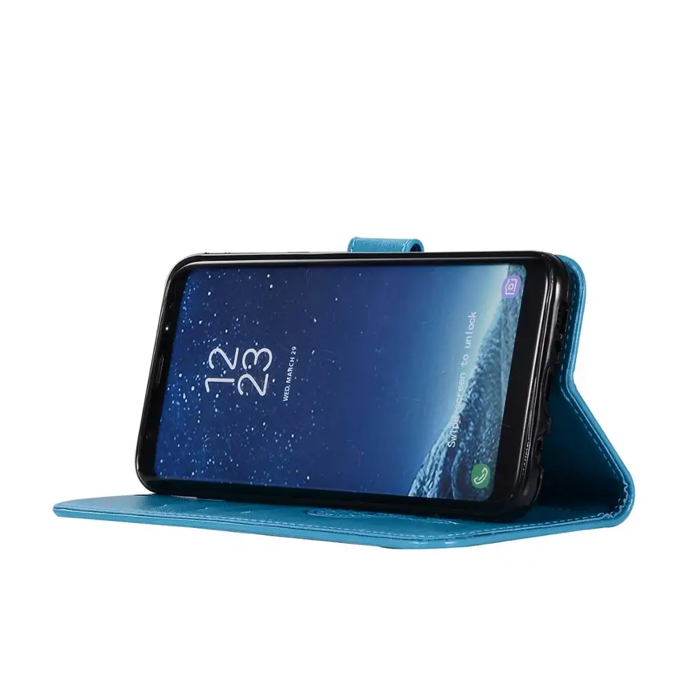 Флип-чехол-бумажник для samsung Galaxy S7 edge S8 S9 S10 E Plus Lite S10-5G Note 9 10 Pro Кожаный флип-чехол для телефона