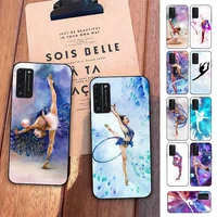 yinuoda love gymnastics oil painting phone case for huawei honor 10 i 8x c 5a 20 9 10 30 lite pro voew 10 20 v30