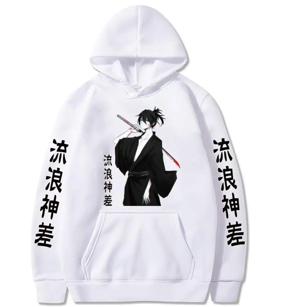 

2021 New Fashion Long Sleeve Clothes Noragami Yato Pullovers Tops Loose Man And Woman Cool Harajuku Anime Hoodies Sweatshirt