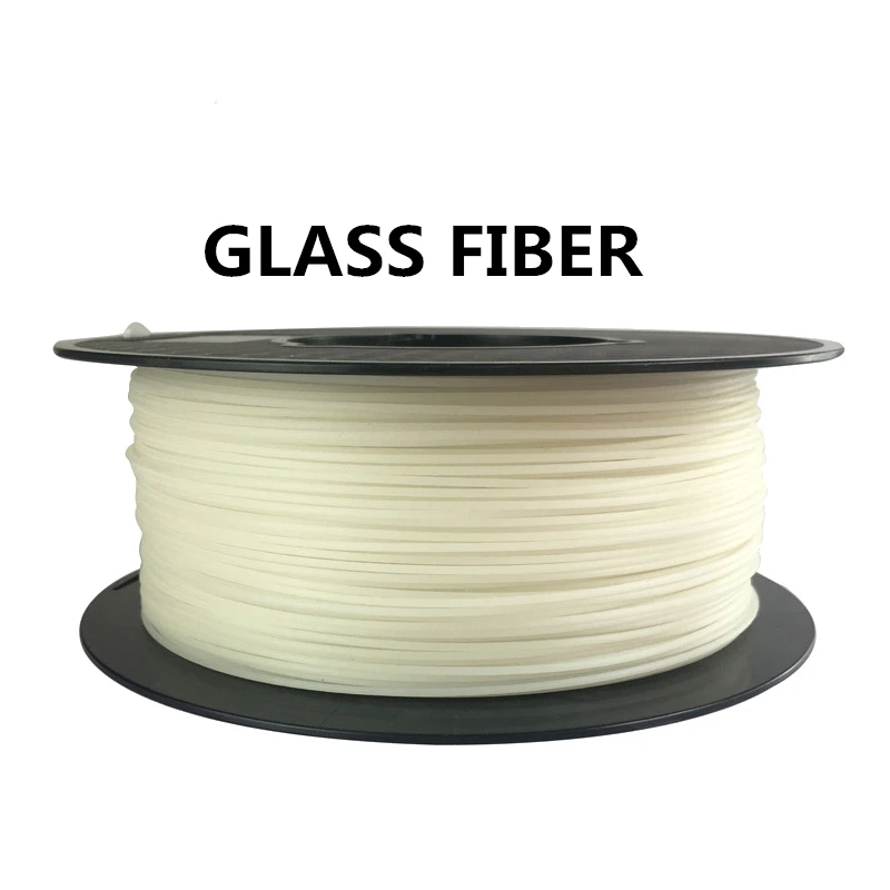 Glass Fiber Filament 3D Printer 1.75mm 1KG High Transparency P-Glass Printing PC & PETG Composite Better than ABS Best Sellers