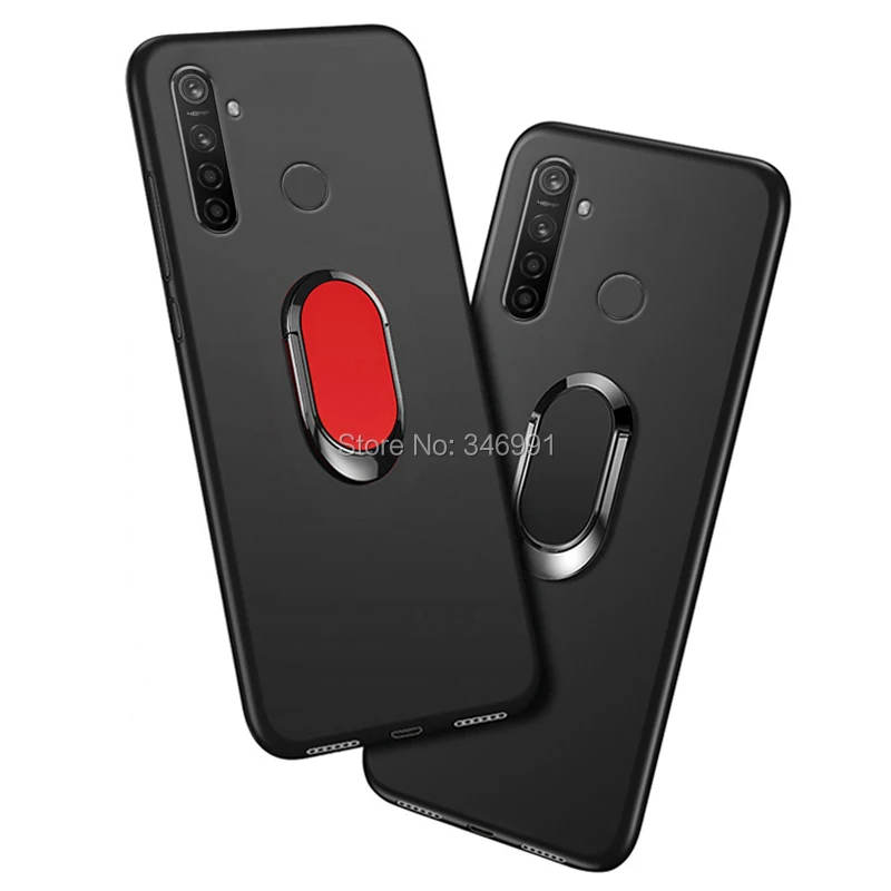 Чехол Realme 5 Pro для OPPO Realme 5, Роскошный чехол RMX1911 6,5 дюйма, мягкий черный силиконовый чехол OPPO Realme 5 Pro, чехол s RMX1971 6,3 дюйма