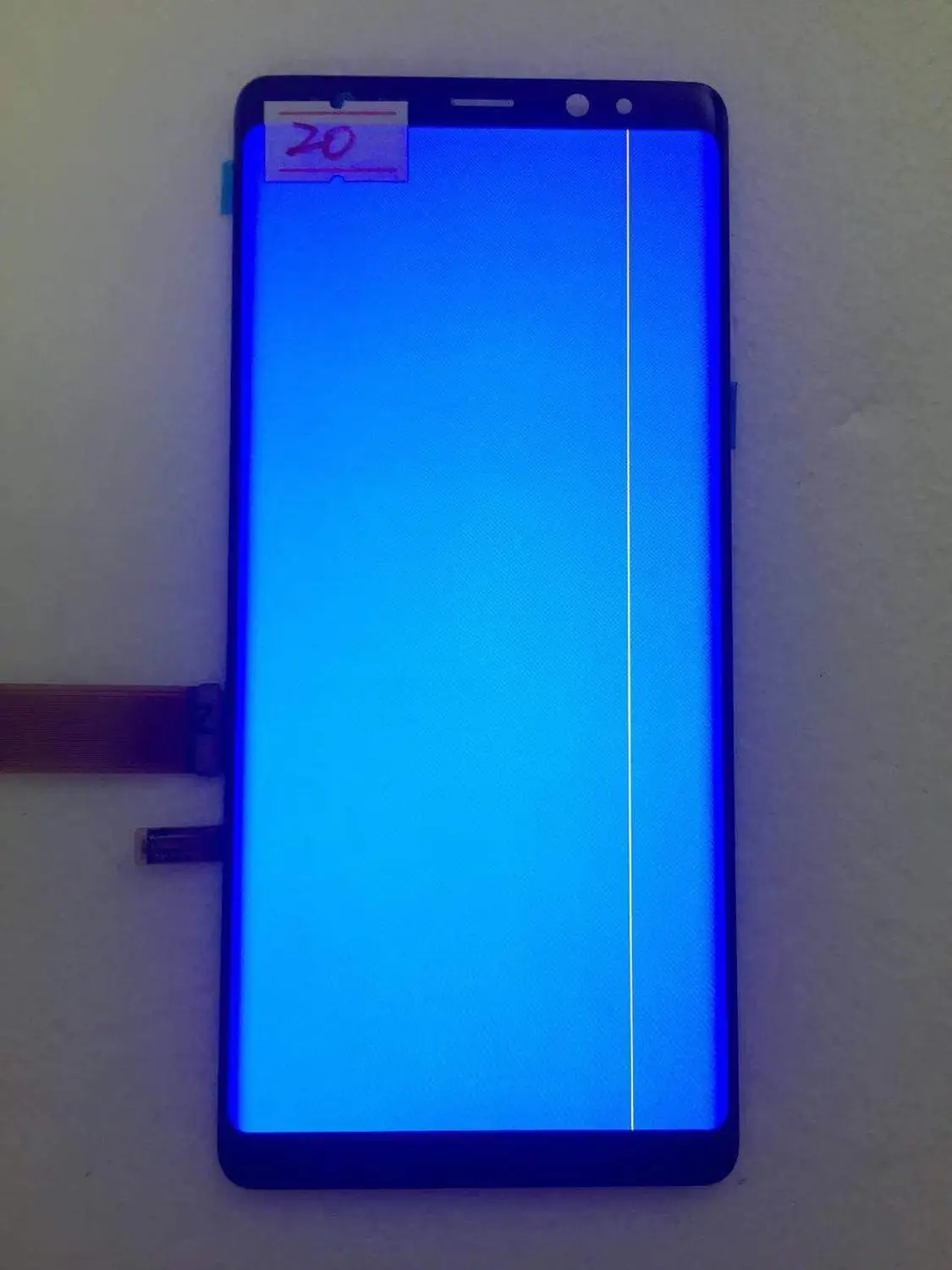 NO.20 AMOLED с линейным дисплеем для SAMSUNG Galaxy NOTE8 lcd N950 N950F дисплей сенсорный экран Запасные части линейный экран - Цвет: NO.20