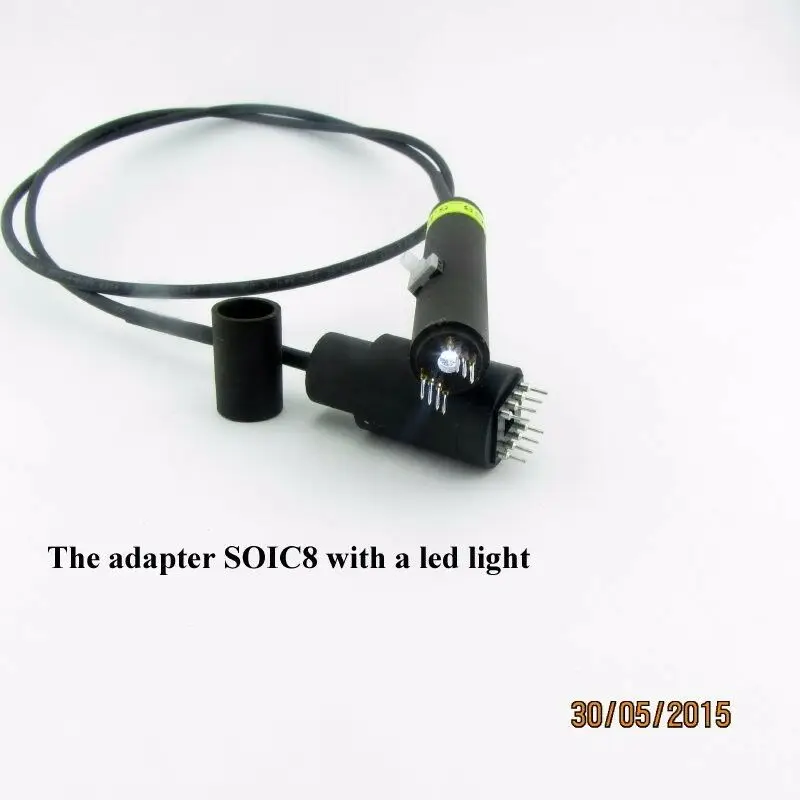 SOIC8 pogo адаптер для встроенного программирования EEPROM со светодиодом|adapter soic8|adapter