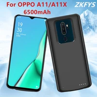power charging cases for oppo a11x external battery cases 6500mah portable charger battery cover for oppo a11 power bank case