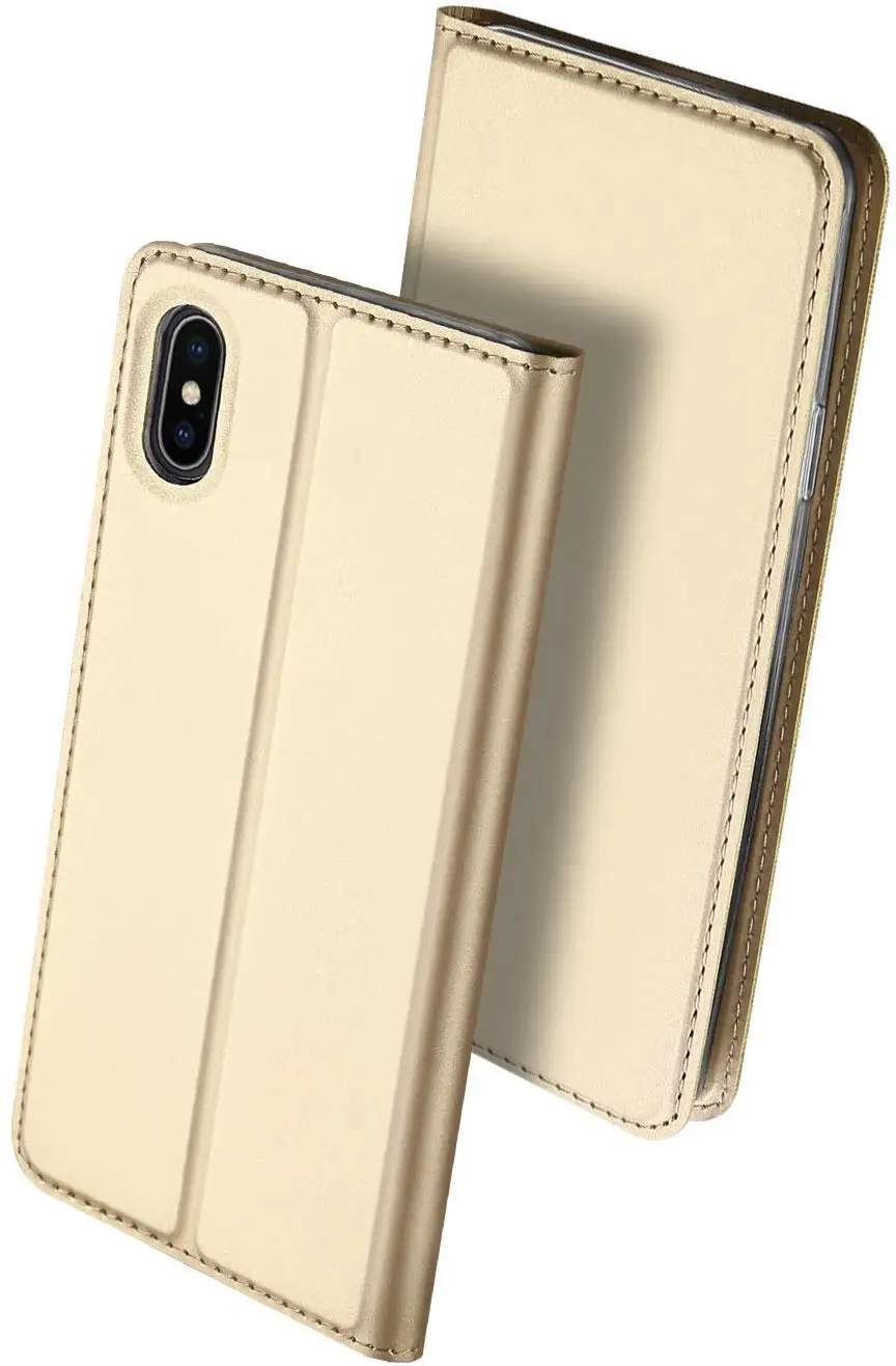 Ультра тонкий DUX DUCIS кожи Pro серии Бумажник кожаный флип чехол для Iphone 5 6s 6 plus 7 8 plus x XS XR XS Max samsung S8 S9 примечание 9