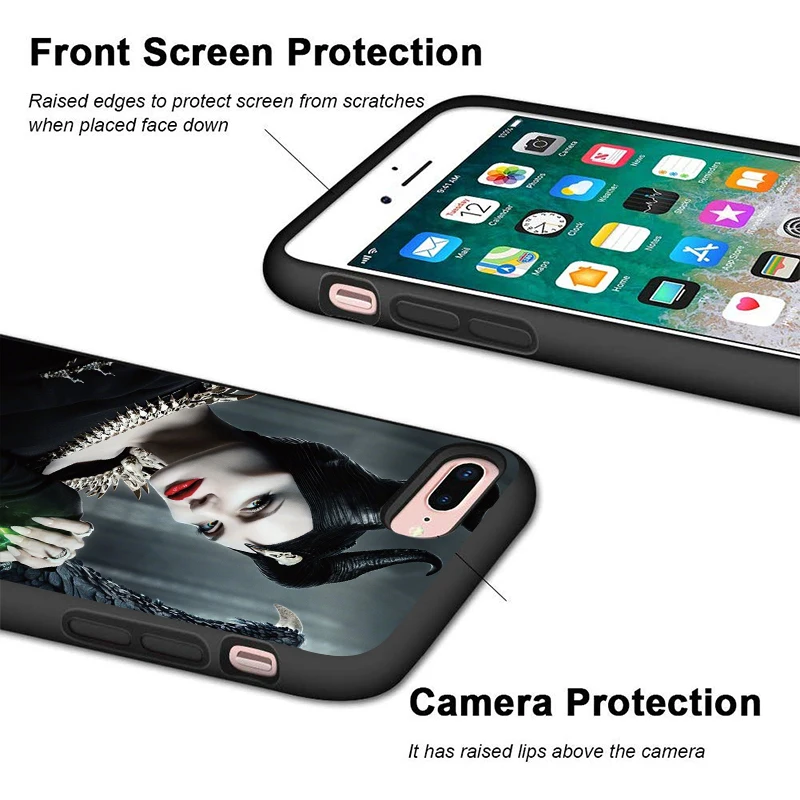 Maleficent чехол для телефона samsung Galaxy J4 J6 J8 2018 s prime j7 duo Plus Силиконовая задняя крышка a7 a8