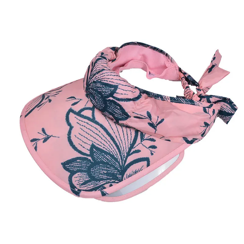 

Retractable Empty Top Cap Women Fashion Beach Hat NEW Summer Women's Spacious Sun Hats Novel Visor