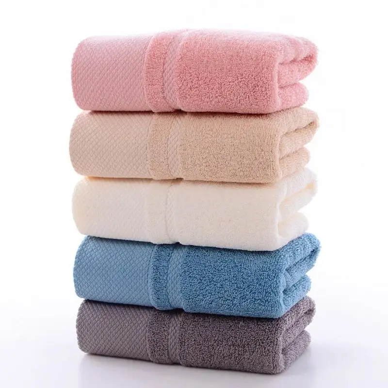 

Hand Towel For Bathroom High Quality Luxury Soft Strongly Towel Toiletries 100% Absorbent Water Beach Cotton 34x74cm Adult O3F8