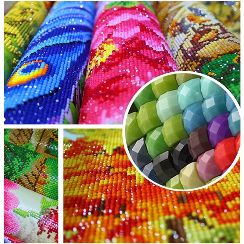 Набор для алмазной живописи сделай сам набор вышивки с круглыми стразами