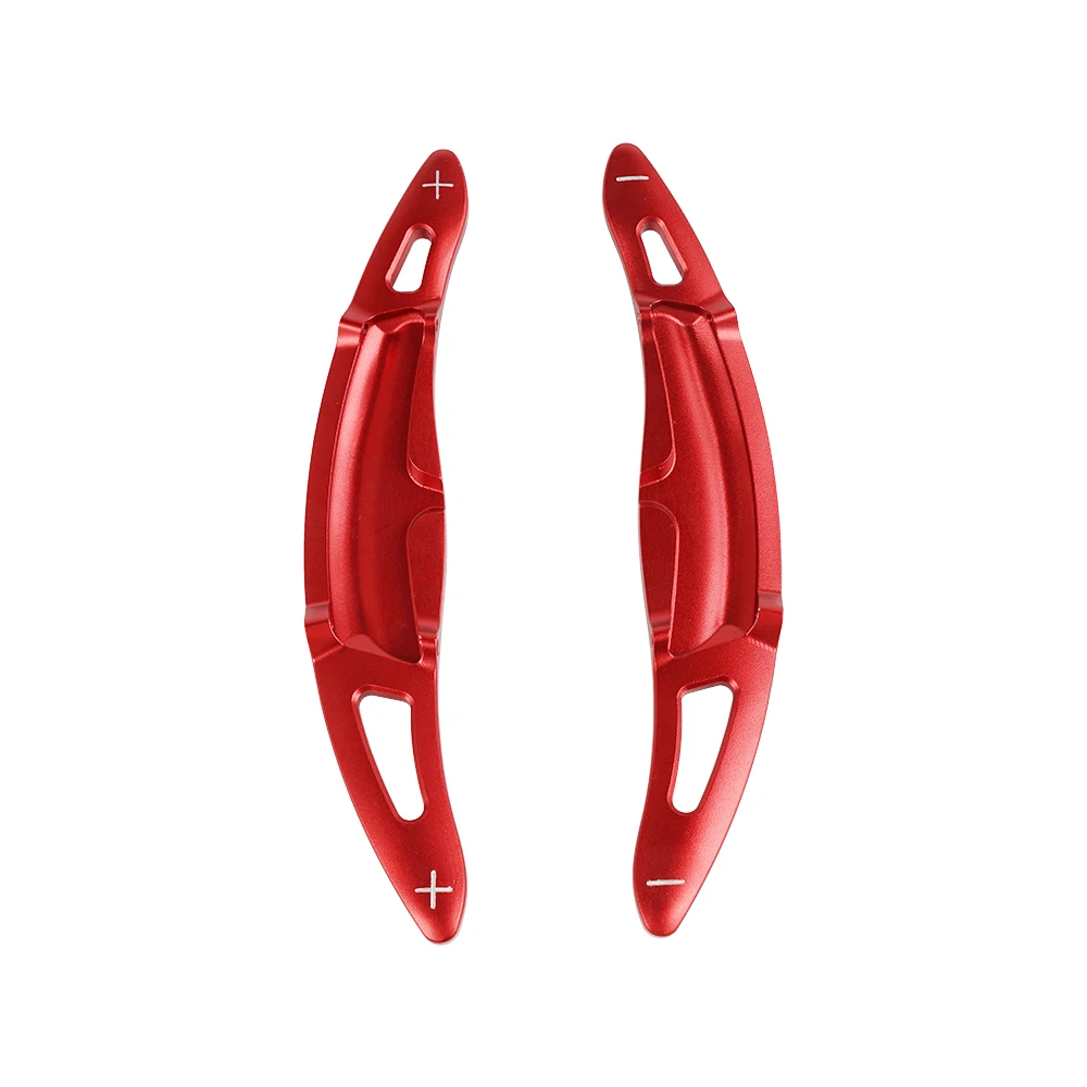 

Car Steering Wheel Shift Paddle Extension Decoration Pair Red Aluminum for Porsche 911 2013 2014 2015 2016 2017 2018 2019