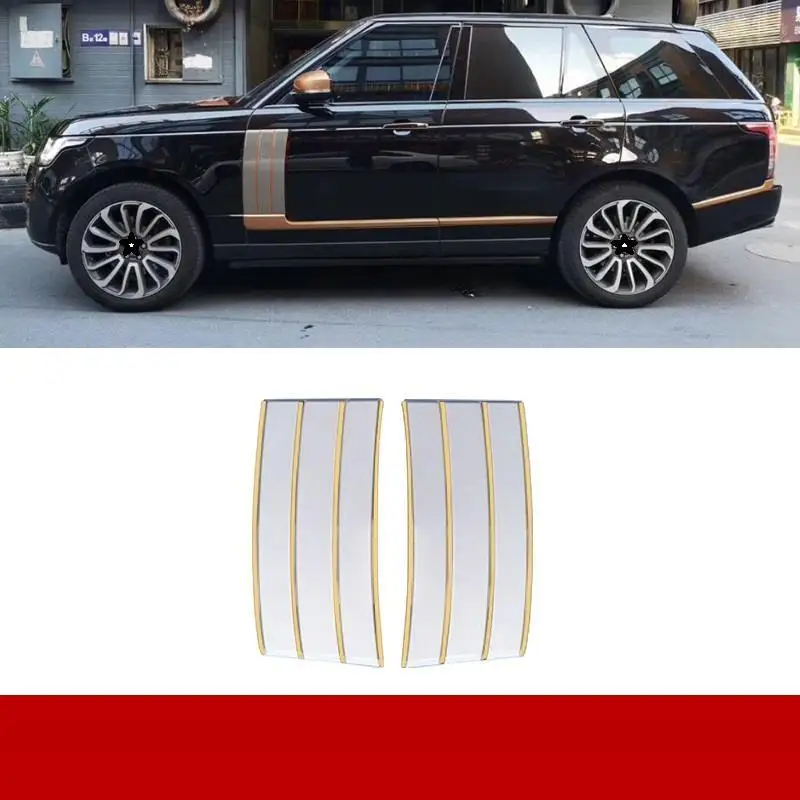 Decorative Automobile Automovil Body Grille Wing Mirror Exterior Car Styling Accessories Bright Sequins 18 19 FOR Range Rover | Автомобили