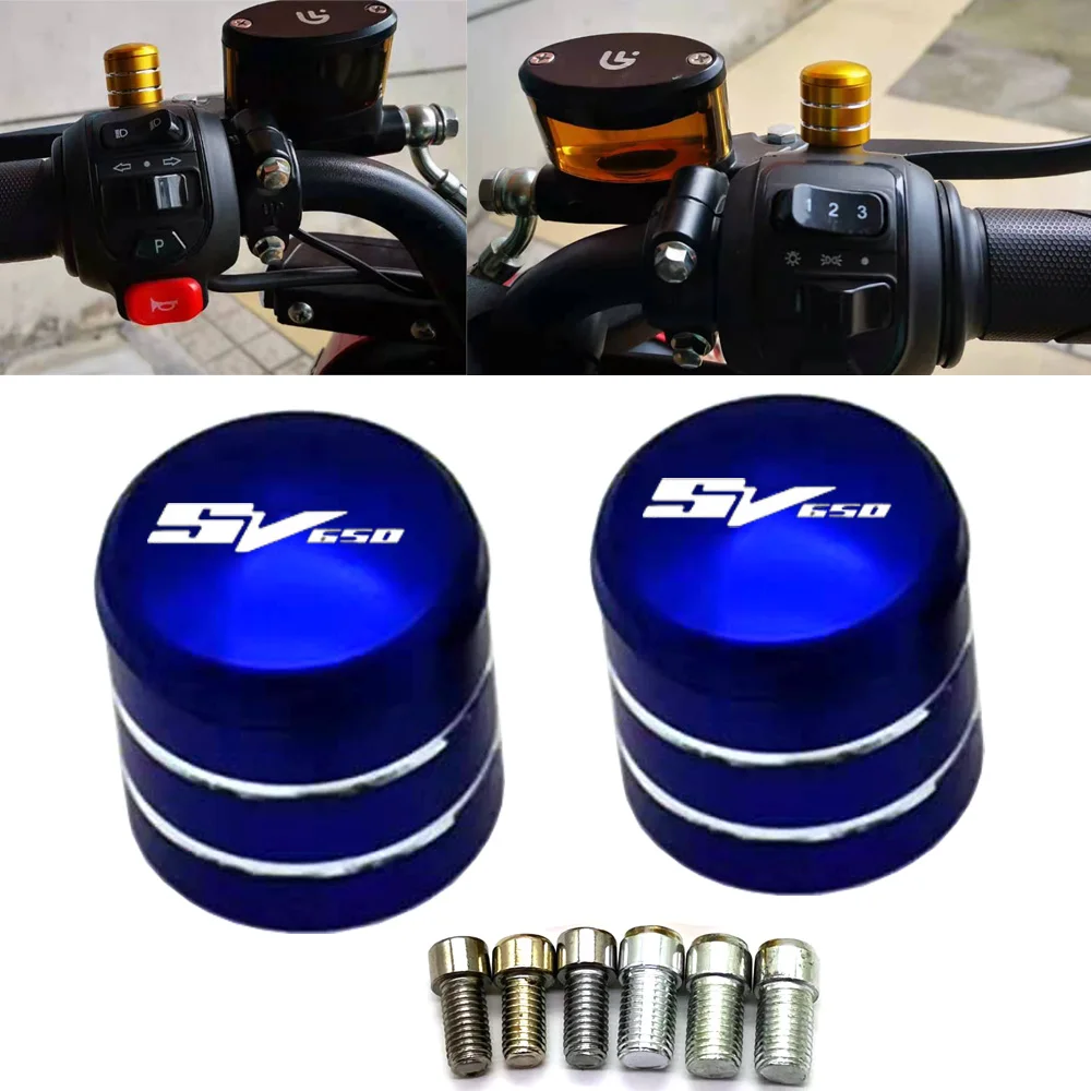 

Для Suzuki SV650 SV 650 S SV650X универсальное мотоциклетное зеркало заднего вида Резьбовые болты адаптер заднего вида винты декоративная крышка