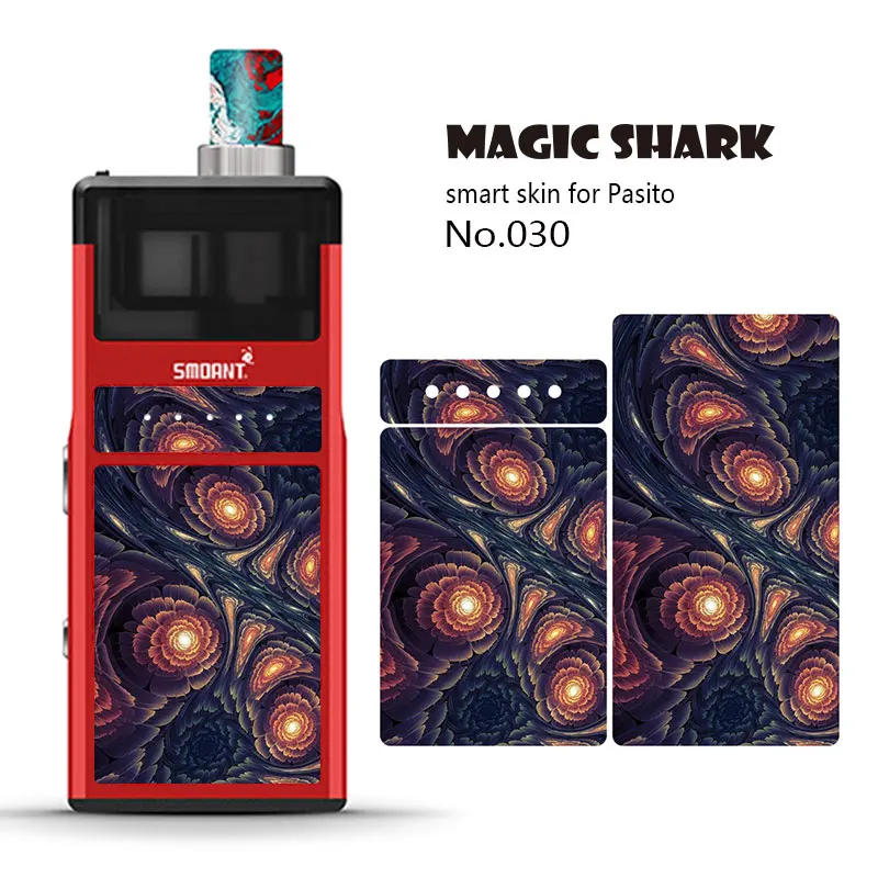 Magic Shark ПВХ 2.5D мотоцикл яд зомби Супер Марио Череп стильный футляр для вейпа