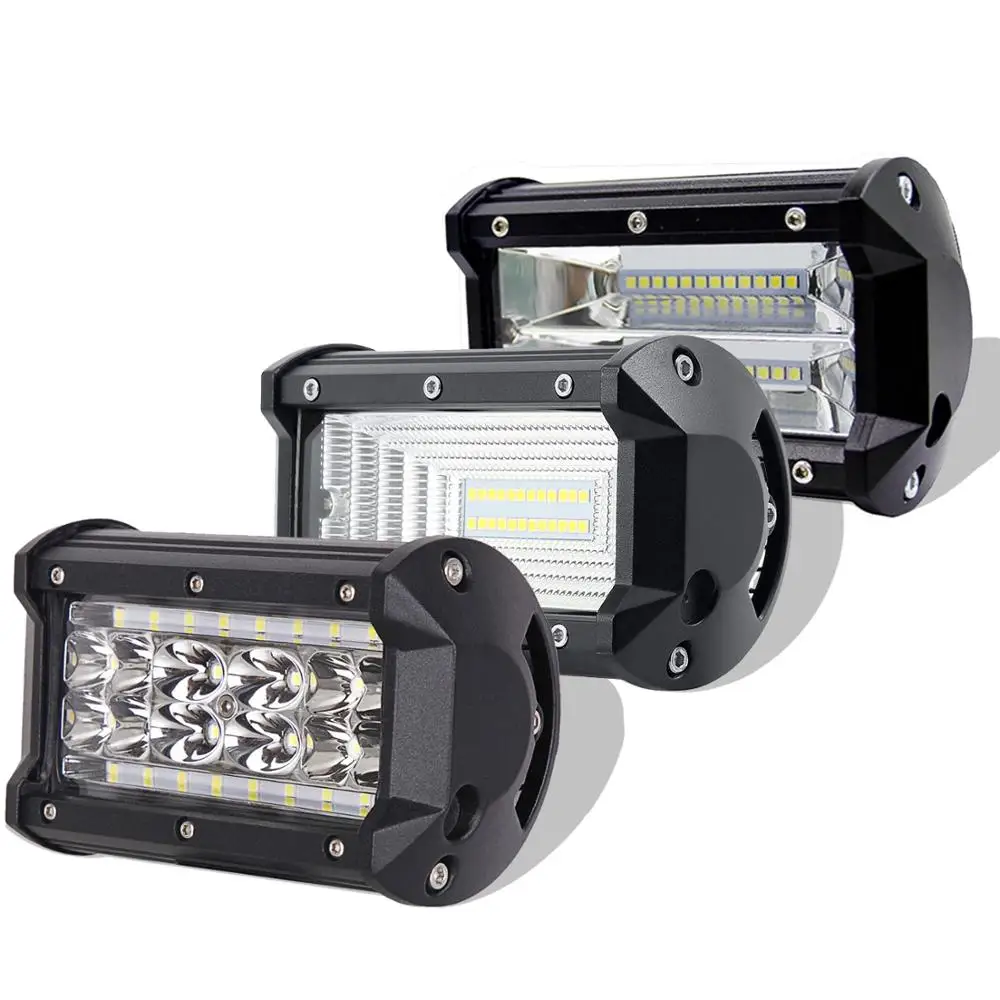 2шт Светодиодный светильник бар 12В 24В для вождения рабочий s автомобильный