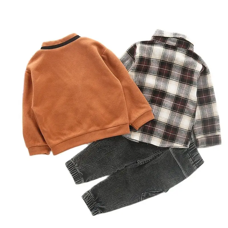 Комплект одежды для мальчиков LZH из 3 предметов Кардиган с длинным рукавом