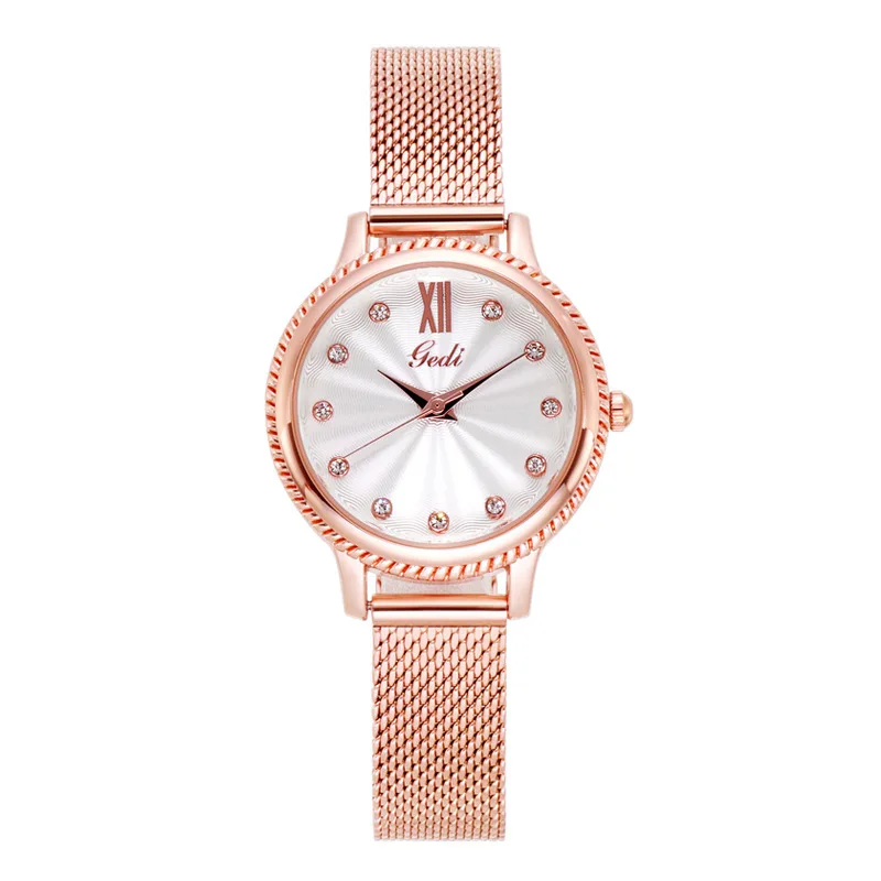 

INS POPULAR LADIES QUARTZ WATCH GIRLS WRISTWATCH WOMEN NET BAND RHINESTONE TOP BRAND LUXURY FEMALE CLOCK RELOGIO FEMININO