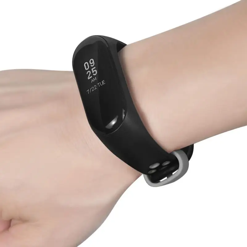 Для Xiaomi Mi Band 5 ремешок Смарт аксессуары Замена водонепроницаемый двойной цвет