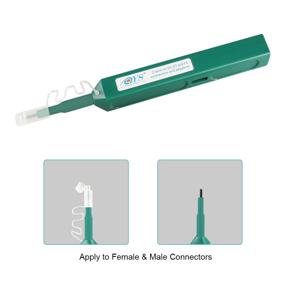 Нажатием одной кнопки чище Очиститель оптического волокна ручка 2 5 мм SC FC ST