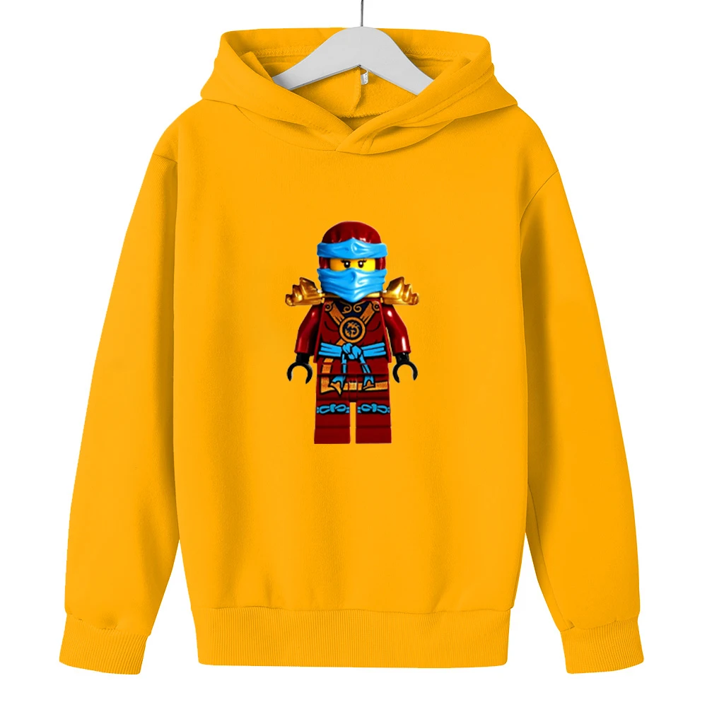 

Teenagers Hoodie Simple Graphic Ninja Printi Sweatshirts Boys Fashion Street Clothes Girls Funny Long Sleeve Pullover Kids Tops