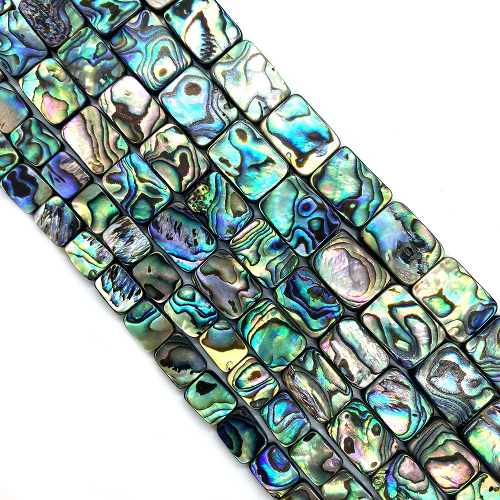 

Hot Selling Rectangular Abalone Shell Beads DIY Handmade Combination Making Necklace Bracelet Jewelry Accessories Gift Wholesale