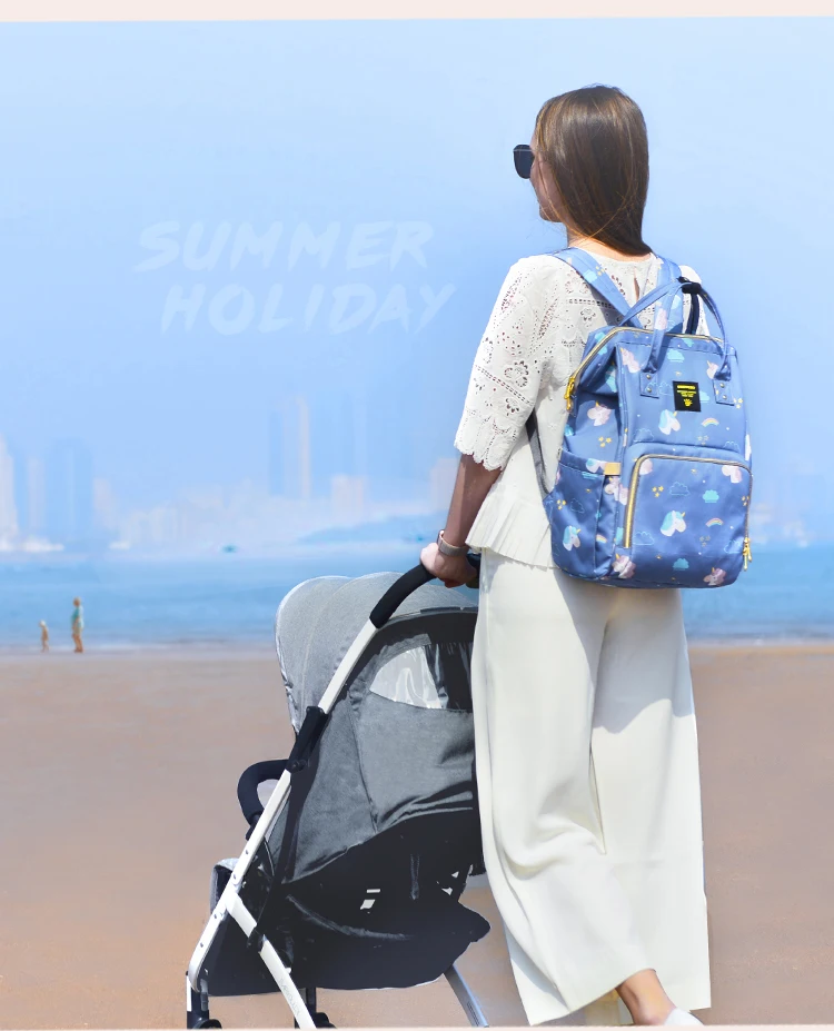 

Sunveno Mummy Diaper Bag Brand Large Capacity Baby Care Bag Travel Backpack Multifunctional Mummy Backpack Nurse Bag for Newborn