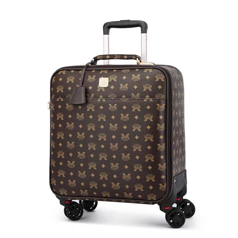 Женский чемодан-светильник Женская дорожная сумка на колесиках вместительная