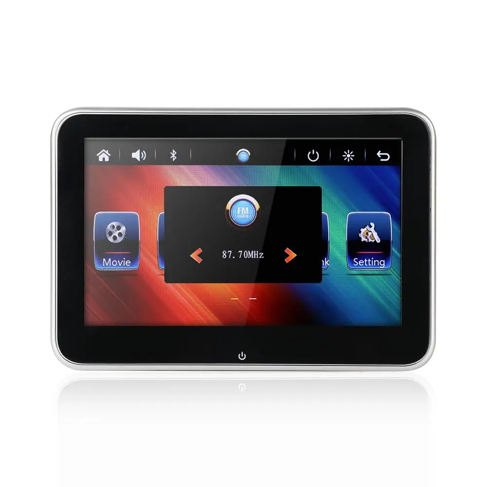 8-дюймовый ультратонкий автомобильный монитор на подголовник MP5-плеер Mirror link Android