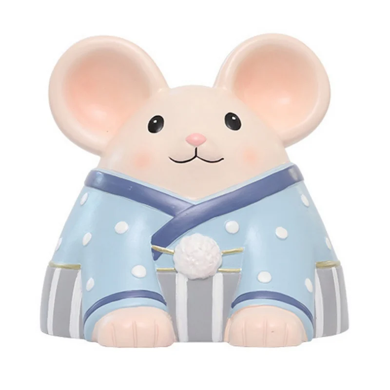 Милая копилка мультяшное животное счастливая крыса мисса и мистер мышь для монет