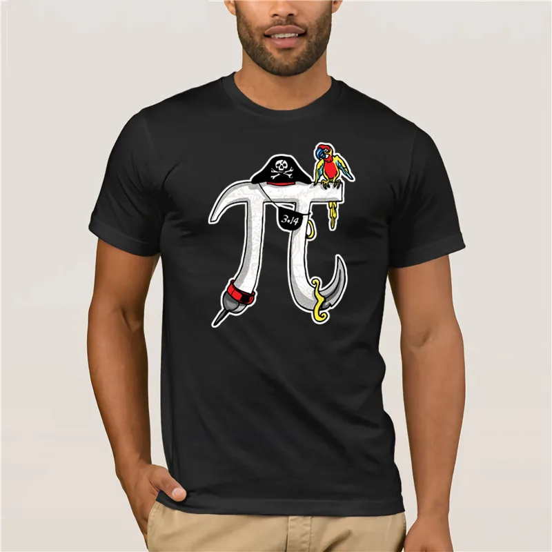 2020 модная летняя мужская футболка забавная Pi rate Day Humor|Мужские футболки| |
