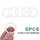 5 шт. маленькая мембранная плёнка Kazoo, прозрачная мембрана Kazoo, музыкальный инструмент, аксессуары