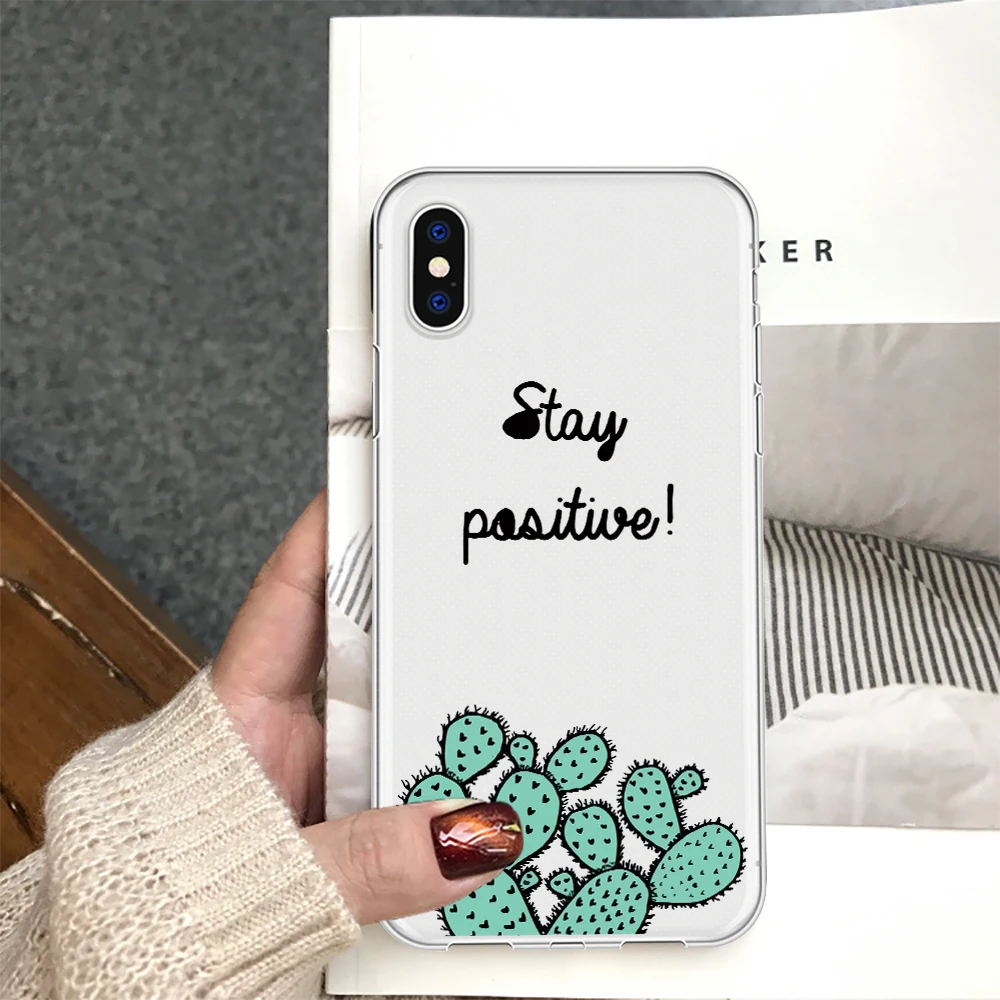 Прозрачный мягкий чехол из ТПУ с цветами для iPhone 11 SE 2020 X XS XR Max 6 6S 7 8Plus задняя