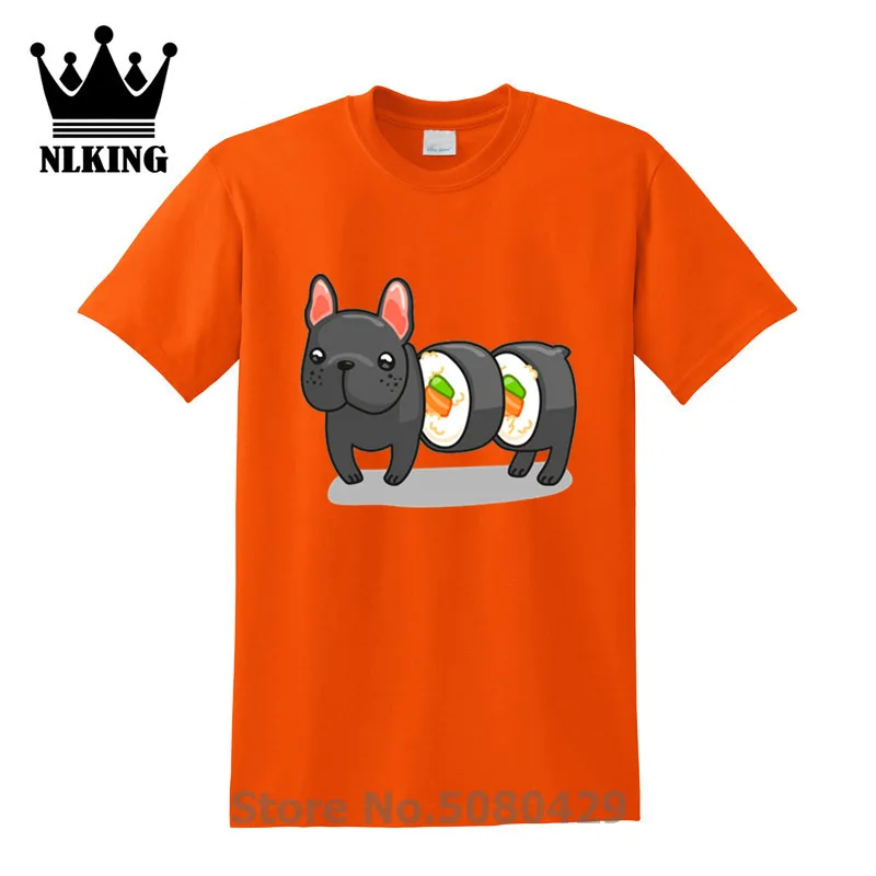 Frenchie sushi ролл чайники звезда футболка рукав 2020 футболки топы La Casa De Papel Лето 100%