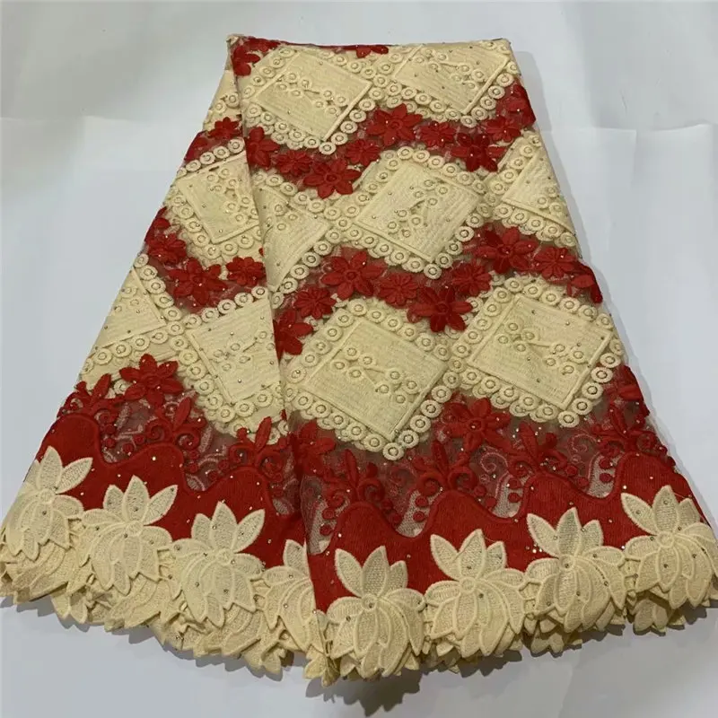 Африканская кружевная ткань черного цвета гипюровая 2020 Высококачественная