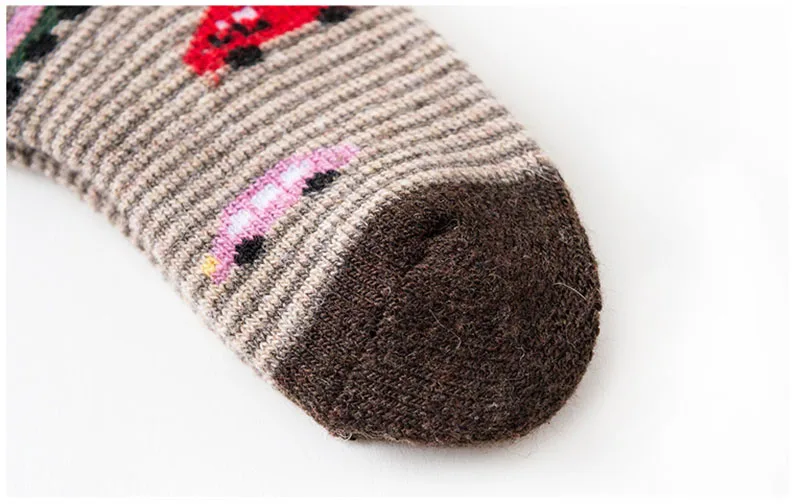 Зимние толстые Детские носки для младенцев Теплые мягкие зимние теплые