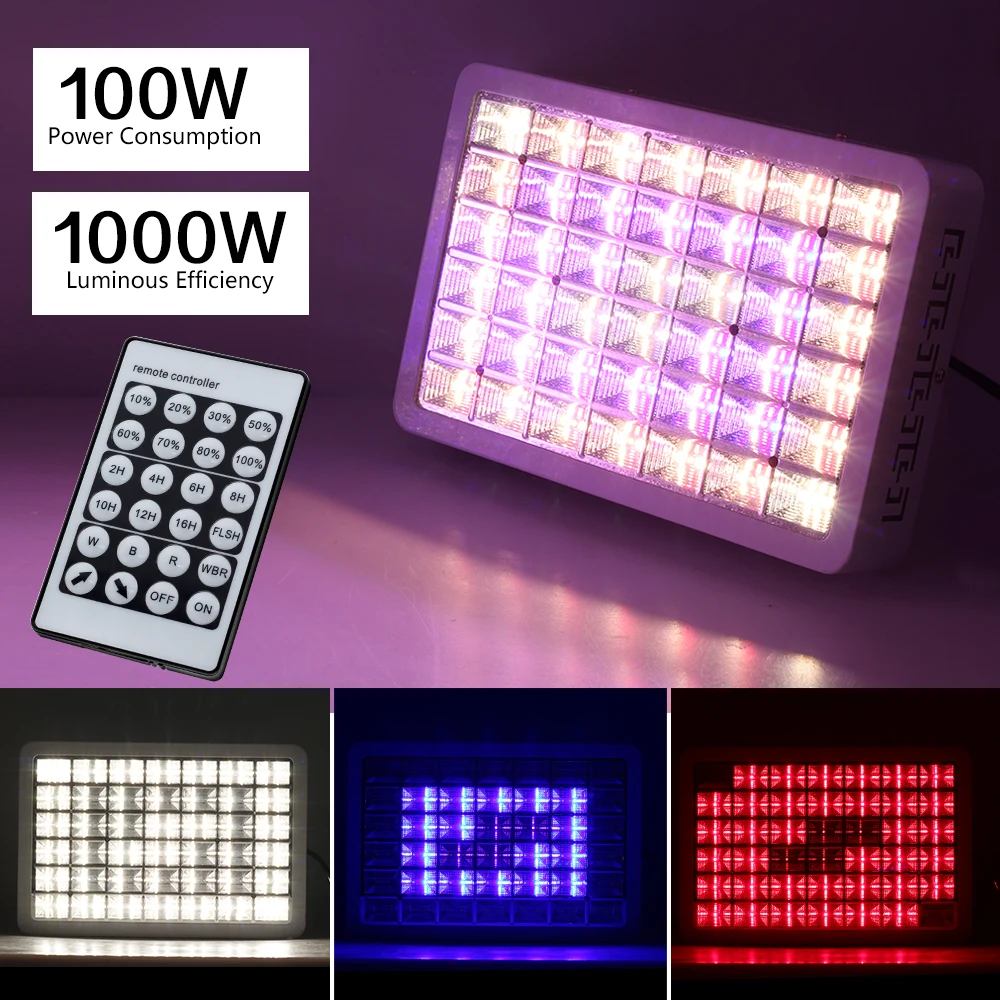 Светодиодный ная лампа полного спектра для выращивания растений светильник с