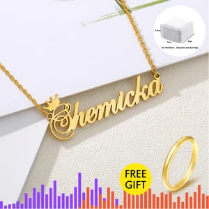 Женское Кукольное ожерелье с сердечками, колье из нержавеющей стали, подарок для пар