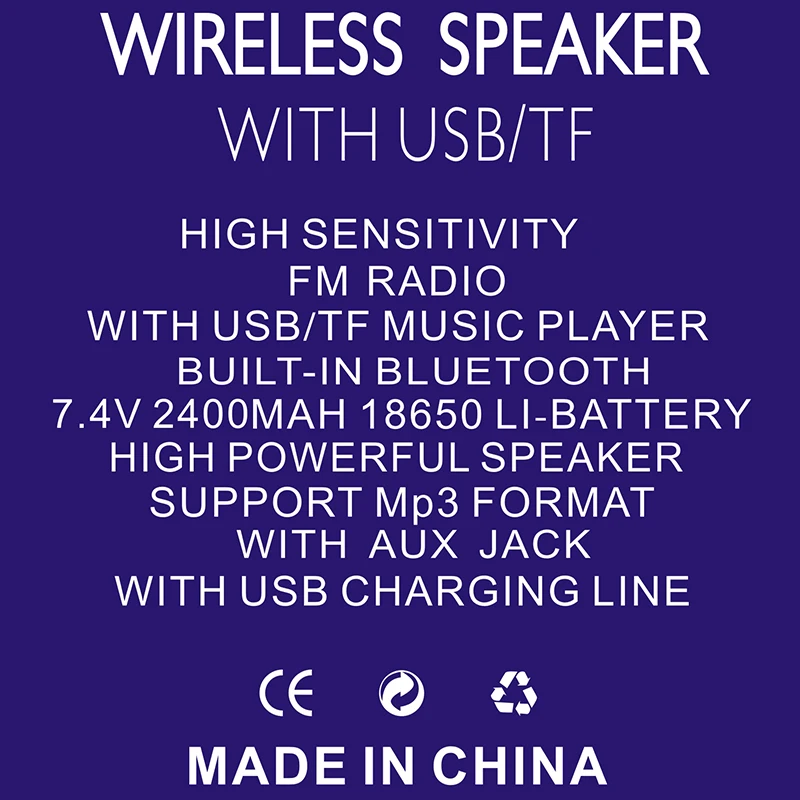 NNS NS-Q57 портативный Bluetooth Speake с ручкой светодиодный фонарик Поддержка FM радио USB TF
