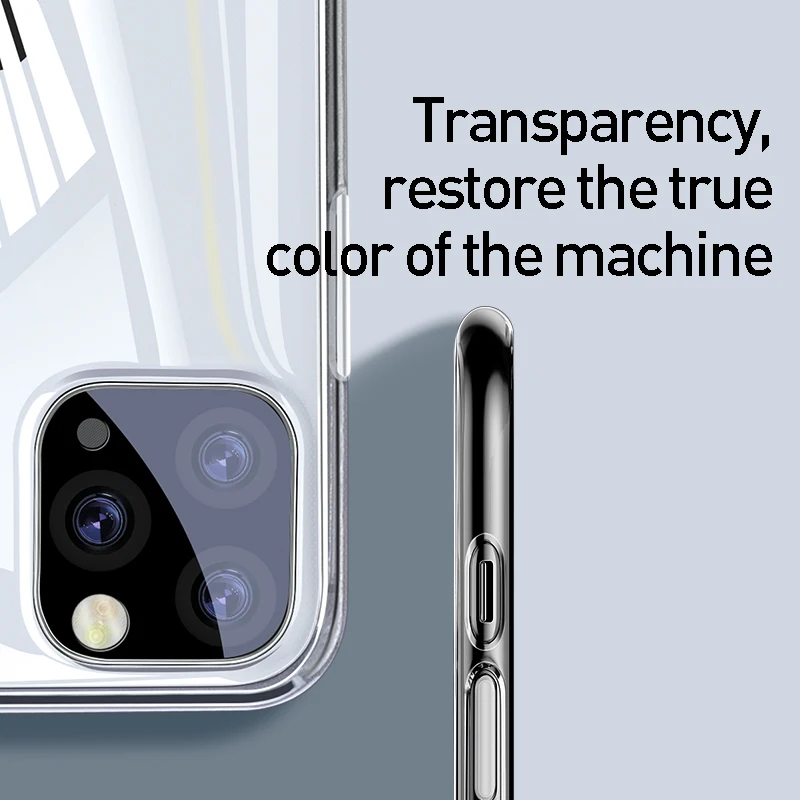 Чехол для телефона Baseus для iPhone 11 Pro Max Xs X, чехол с ремешком, защита от падения, прозрачная защитная задняя крышка для iPhone Xs Max X, Fundas