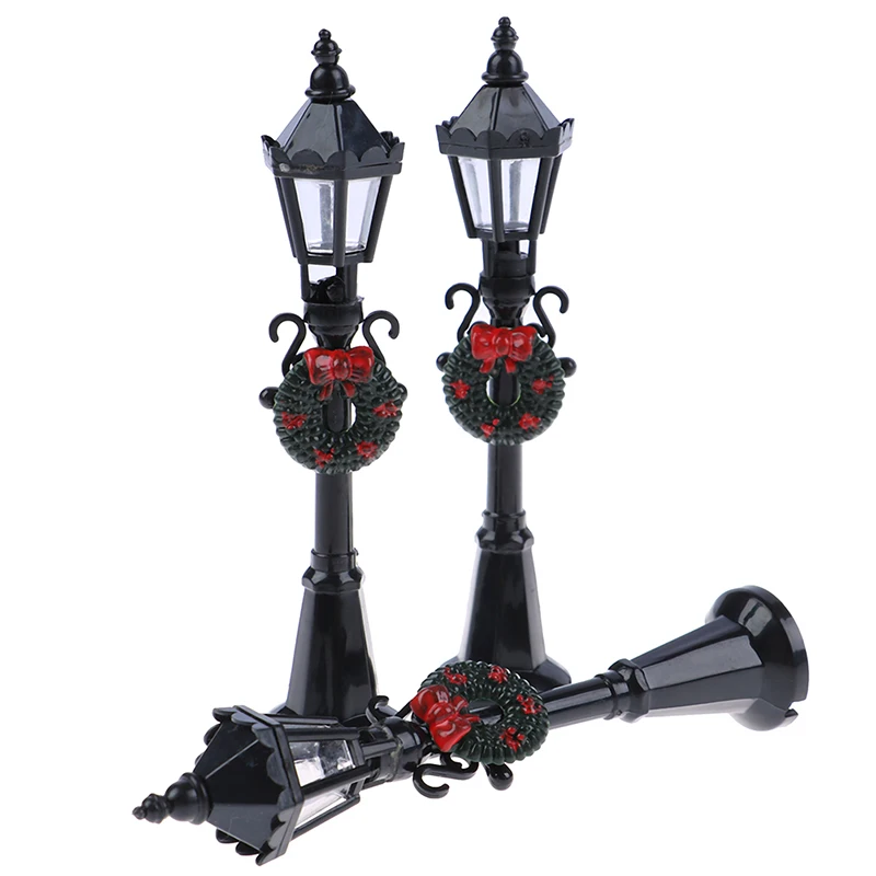 1 шт. 1/12 миниатюрный кукольный домик уличная лампа для рождественского парка