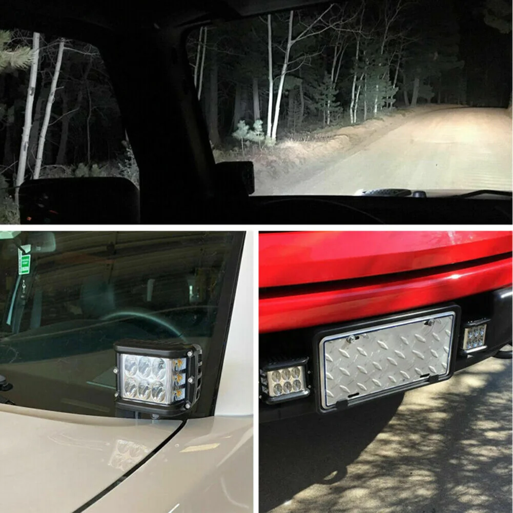 

Aluminum Alloy Work Light Enegry Saving Work Truck 60W Light Bar Cube Side