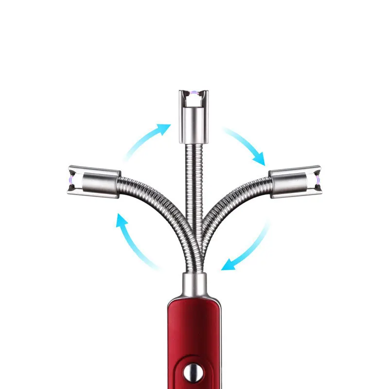 360 Вращающаяся USB перезаряжаемая зажигалка кухонный электронный воспламенитель