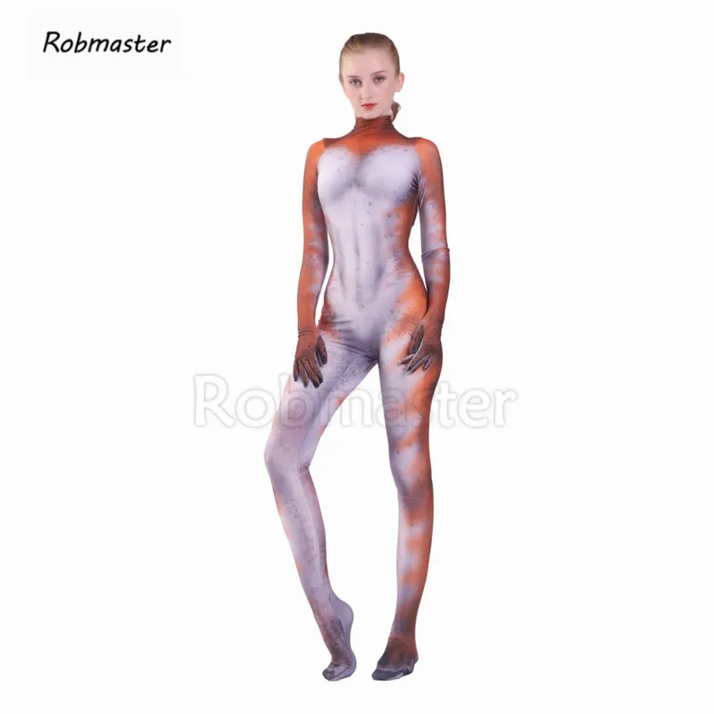 The Predator Girl Halloween Party Cosplay Costumes Women Bodysuit Suit Jumpsuits Zentai Superhero |