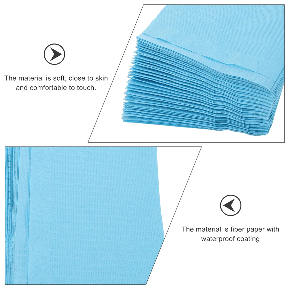 

125Pcs One-off Manicure Pad Nail Art Practice Mat Salon Supply Sky-blue