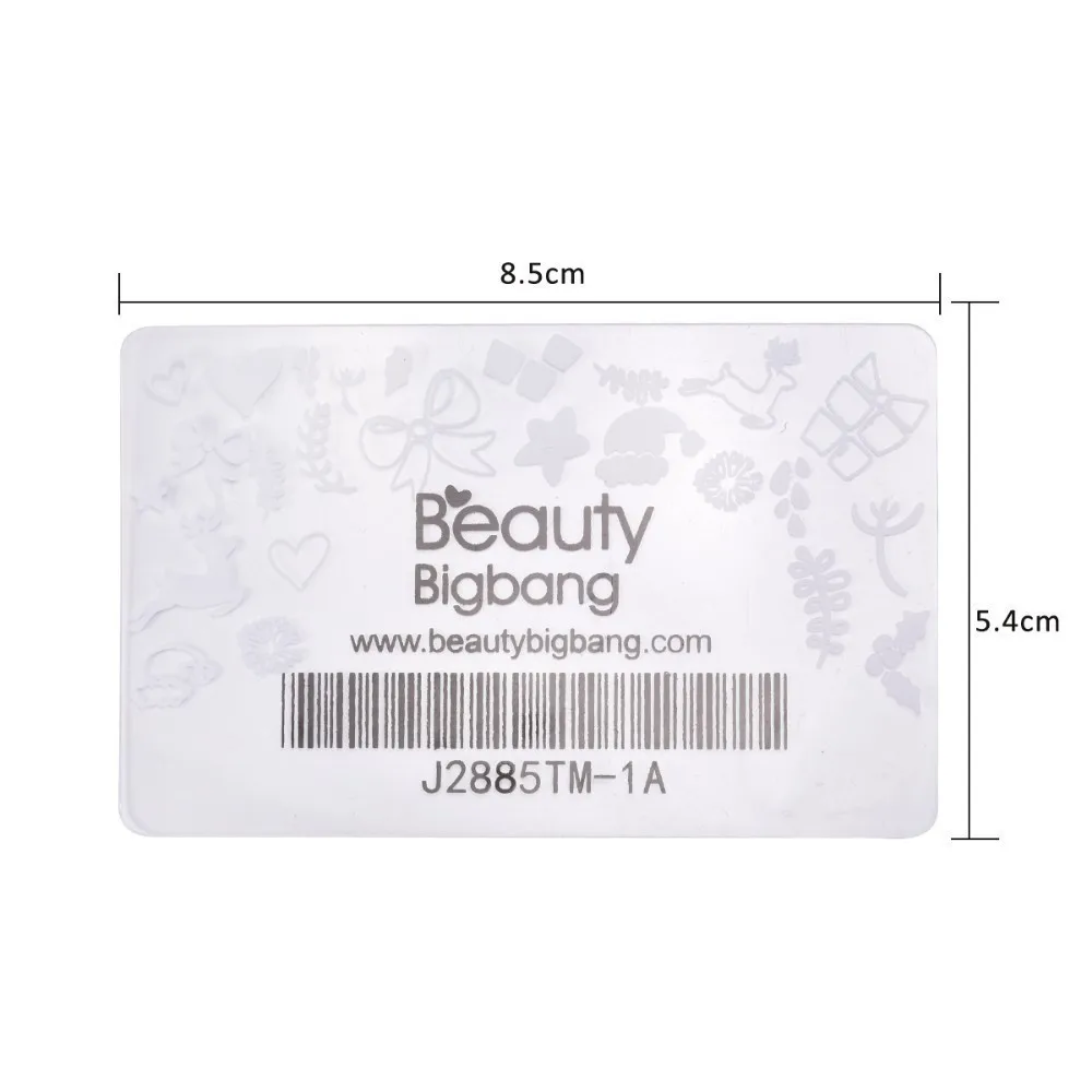 Наборы для стемпинга BeautyBigBang пластиковая силиконовая головка скребок дизайна