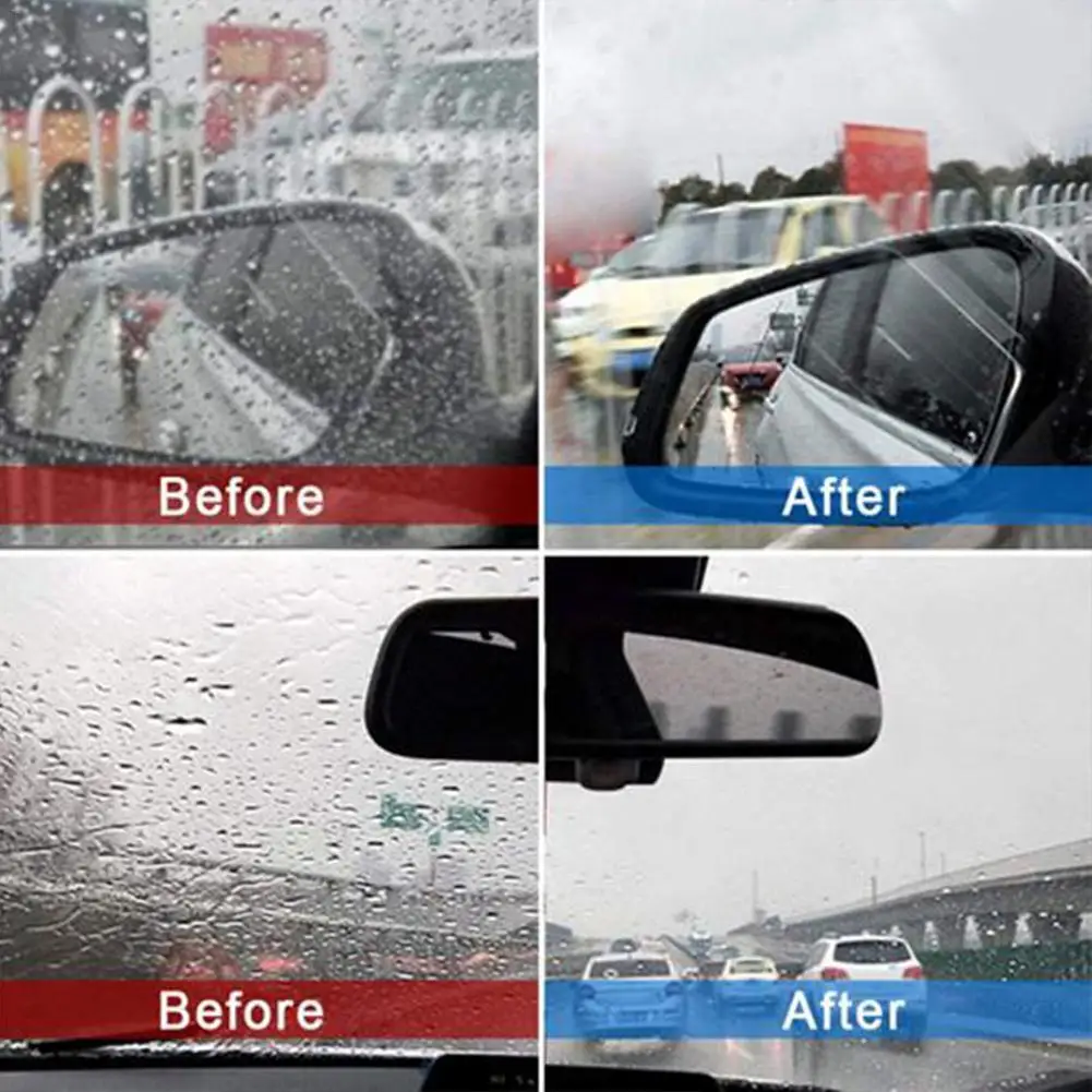 

30/50/100ml Anti-fog Agent Waterproof Rainproof Spray Glass Car Accessories Cleaner Car Dropshipping Window Cleaning Bathro O5T3