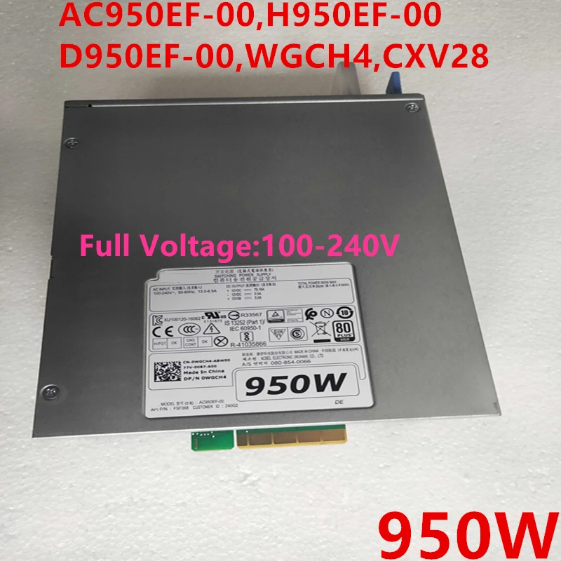 Новый оригинальный блок питания для ноутбука Dell рабочей станции T5820 T7820 T7920 950W